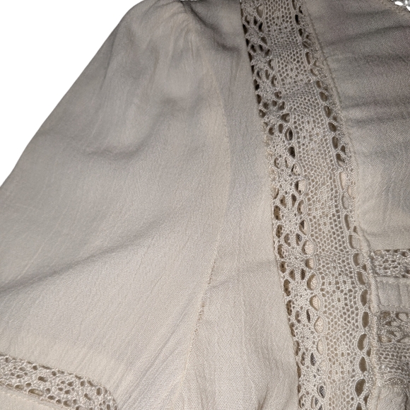 American Eagle Boho Peasant Top Medium - Picture 2 of 7